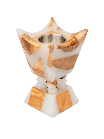 مبخرة ريزن صغيرة باللون الابيض