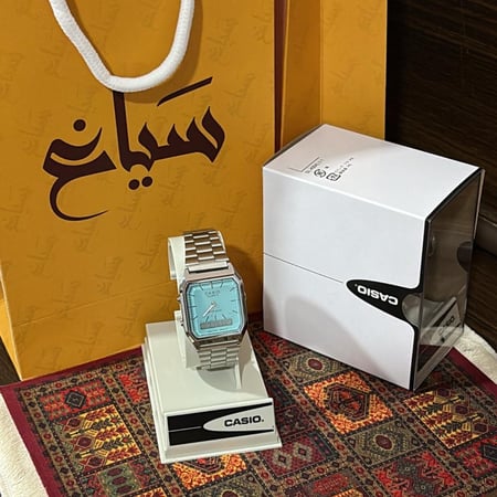 ساعة كاسيو - بلون اسود