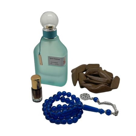 بكج رجالي عطر سبورت انتنس 75 مل سبحه بكلايت اوقيه عود مروكي عود هندي