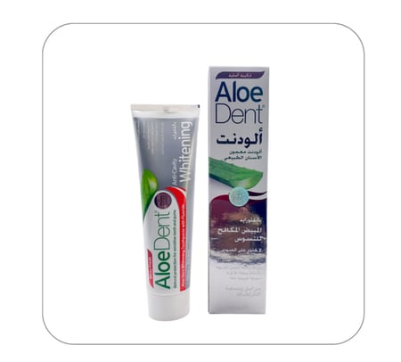 ألودنت معجون أسنان بالفولورايد مبيض ومكافح للتسوس 100 مل