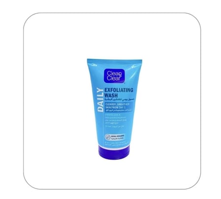 كلين أند كلير غسول تقشير يومي لجميع أنواع البشرة - 150 مل