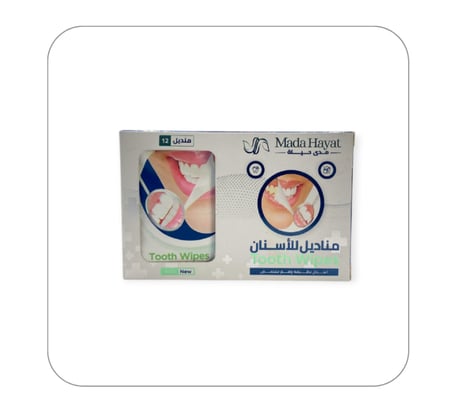 مناديل مبللة للأسنان 12 حبة