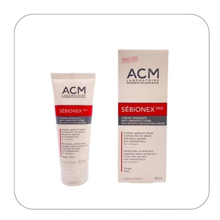 ACM كريم مهدئ ومصحح للبشرة الدهنية والمعرضة للحبوب – 40 مل