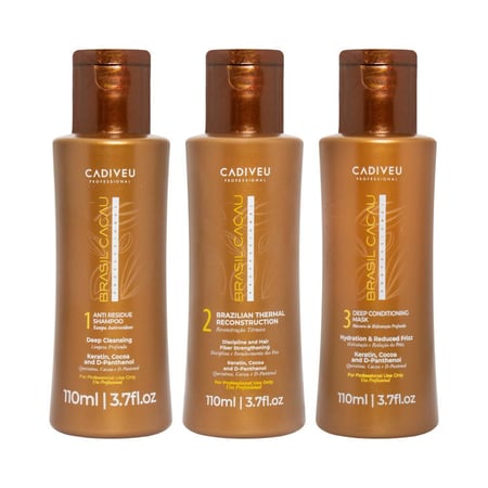 مجموعة برازيل كاكاو | مجموعة العناية بالشعر​ التالف | بالكرياتين | 3×110 مل
