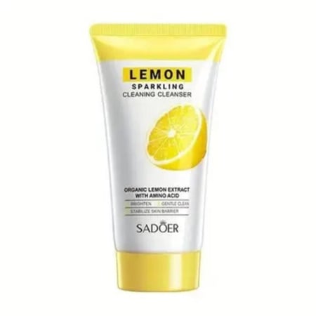 غسول وجه نباتي بخلاصة الليمون رغوة مشرقة للعناية بالبشرة