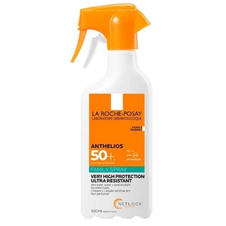 لاروش بوزاي انثيليوس بخاخ واقي شمس SPF50 للوجه والجسم 300ml