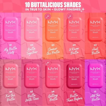 نيكس بروفيشنال ميك أب بترميلت بلاش - 10 باك آند بُتّا