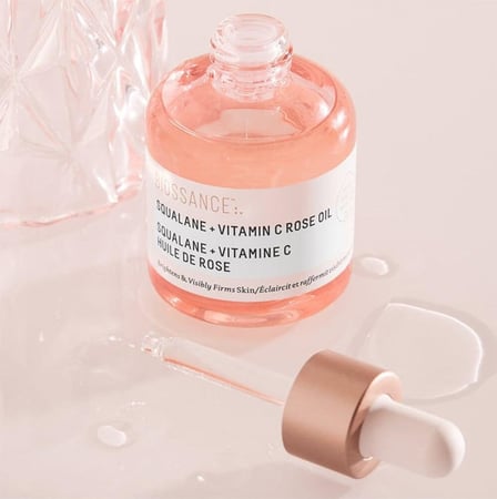 بايوزانس زيت الوجه بفيتامين سي مع مستخلص الورد والسكوالين - 30مل