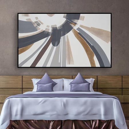 لوحة جدارية تجريدية بتصميم مودرن