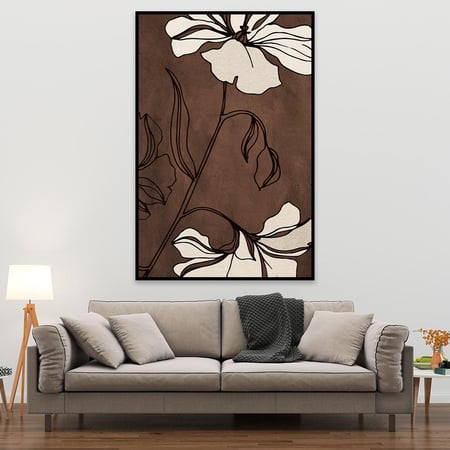 لوحة ورد بتصميم مودرن