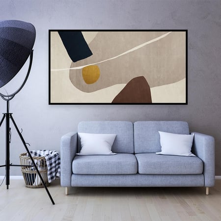 لوحة جدارية تجريدية بتصميم مودرن