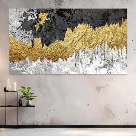 لوحة جدارية تجريدية بتصميم مودرن