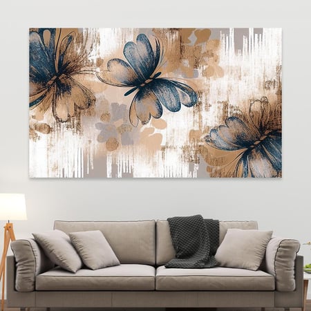 لوحة جدارية تجريدية بتصميم مودرن