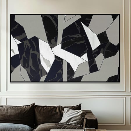لوحة جدارية تجريدية بتصميم مودرن