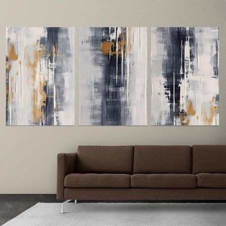 طقم من 3 لوحات بتصميم مودرن