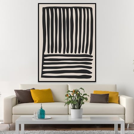 لوحة جدارية فن تجريدي مودرن