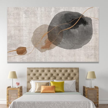 لوحة جدارية تجريدية بتصميم مودرن