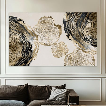 لوحة جدارية تجريدية بتصميم مودرن