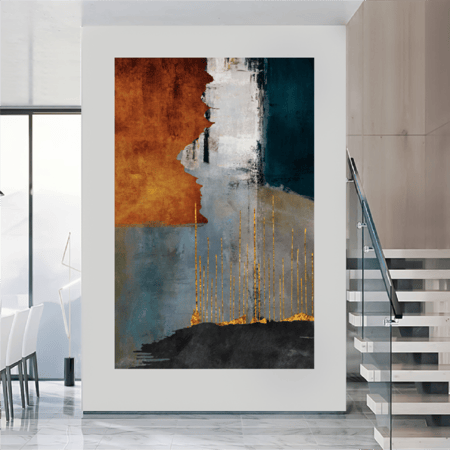 لوحة جدارية فن تجريدي مودرن