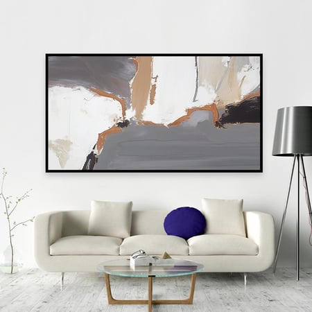 لوحة جدارية تجريدية بتصميم مودرن