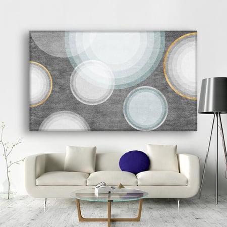 لوحة جدارية تجريدية بتصميم مودرن