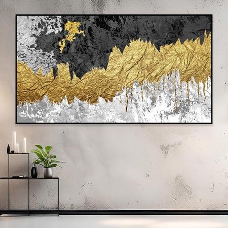 لوحة جدارية تجريدية بتصميم مودرن