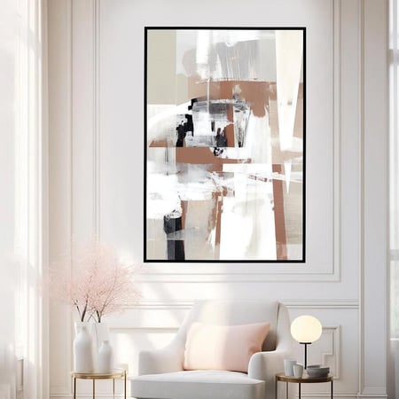 لوحة جدارية فن تجريدي مودرن