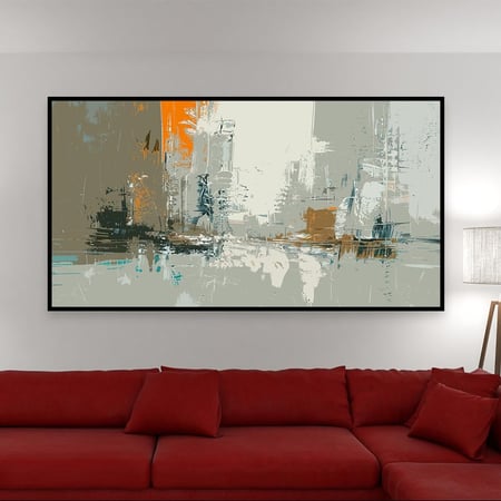 لوحة جدارية تجريدية بتصميم مودرن