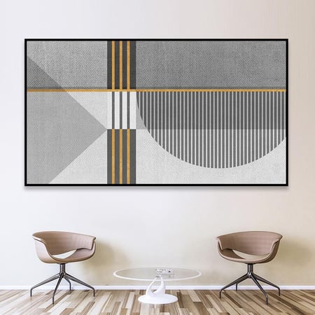 لوحة جدارية تجريدية بتصميم مودرن