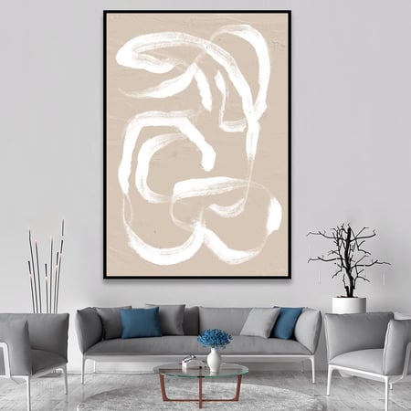 لوحة جدارية فن تجريدي مودرن