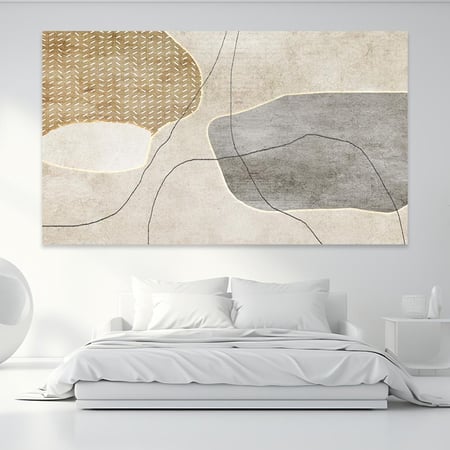 لوحة جدارية تجريدية بتصميم مودرن