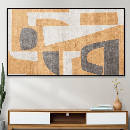 لوحة جدارية تجريدية بتصميم مودرن