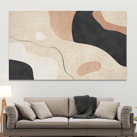 لوحة جدارية تجريدية بتصميم مودرن