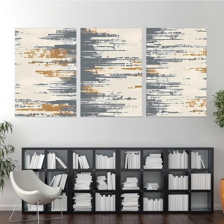 طقم من 3 لوحات بتصميم مودرن