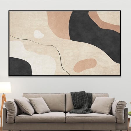 لوحة جدارية تجريدية بتصميم مودرن