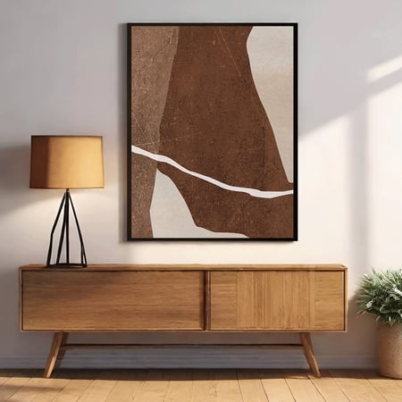 لوحة جدارية فن تجريدي مودرن