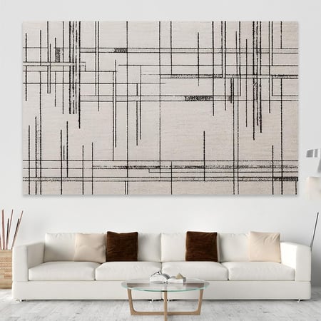لوحة جدارية تجريدية بتصميم مودرن