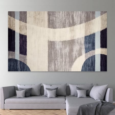 لوحة جدارية تجريدية بتصميم مودرن