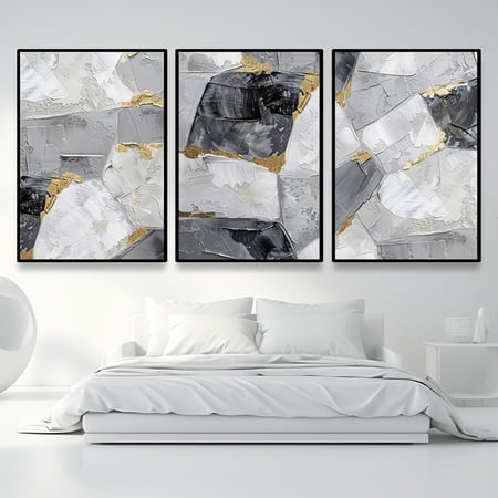 طقم من 3 لوحات بصميم مودرن