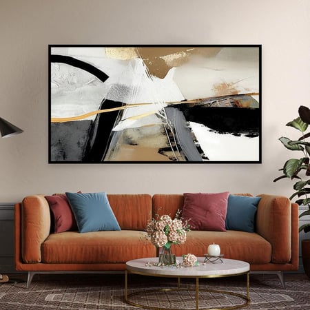 لوحة جدارية تجريدية بتصميم مودرن