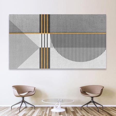 لوحة جدارية تجريدية بتصميم مودرن