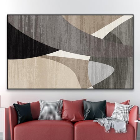 لوحة جدارية تجريدية بتصميم مودرن