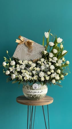 شوكلت ليفو  20 قطعة | مزهرية رقة الزهور