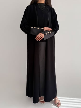 عباية كريب اسود