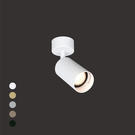 إطار اضاءة أبيض مدور فردي قابل للتوجيه FORS-3-2-W