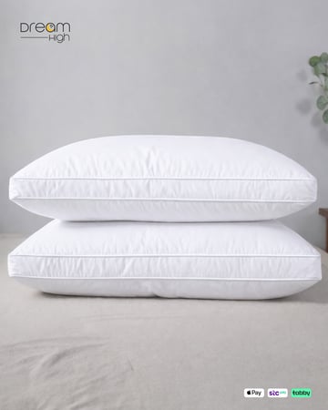 دريم هاي مخدة فندقية 50x75 سم - أبيض - DREAMNEW133