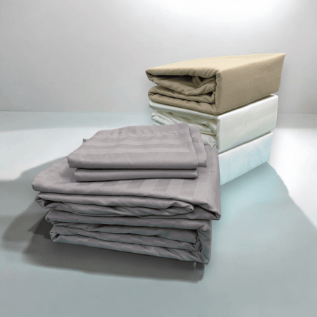 طقم أغطية مفارش الفندقية من قطن