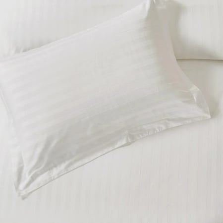 دريم هاي غطاء وسادة قطن - 250 غرزة - 50X75 سم - أبيض