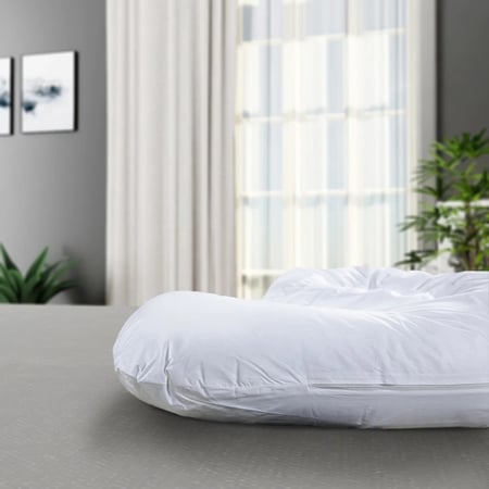 دريم هاي وسادة حمل - مقاس واحد - أبيض