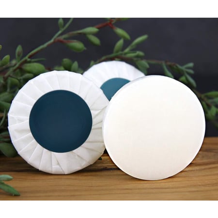 دريم هاي صابون يد  بتصميم دائري - 15 غرام - أبيض